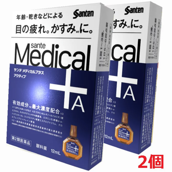 Краплі проти вікових змін Medical Plus Active, SANTEN, 12мл 00251 фото