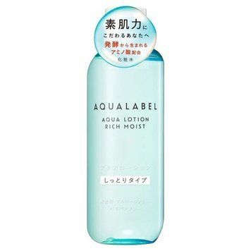 Від сухості шкіри лосьйон AQUALABEL Rich Moist Японія, інтенсивне зволоження та гладкість, 200 мл 00313 фото
