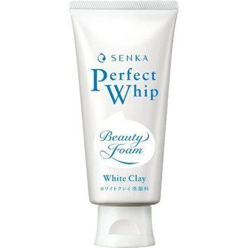От черных точек и жирного блеска пенка Shiseido Senka Perfect Whip White Clay, Япония, очищение и матирование, 120 г 00318 фото