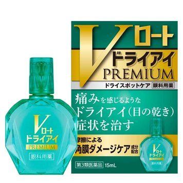 Краплі для очей синдром сухого ока PREMIUM V+, ROHTO, 15мл 00123 фото