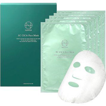 Японська маска для заспокоєння, зволоження та омолодження шкіри &laquo;SC CICA Face Mask&raquo;, NANOA, 1 шт. 00513 фото