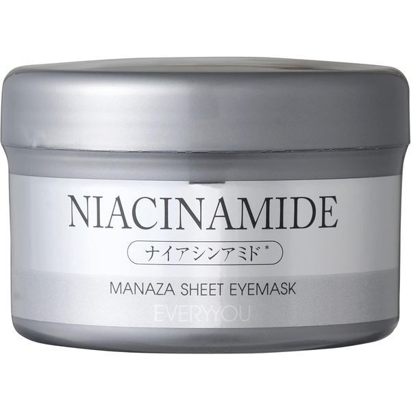 Зменшення темних кіл, зморшок і втоми під очима, Niacinamide Manaza Sheet Eyemask Everyyou - 120шт. 00475 фото